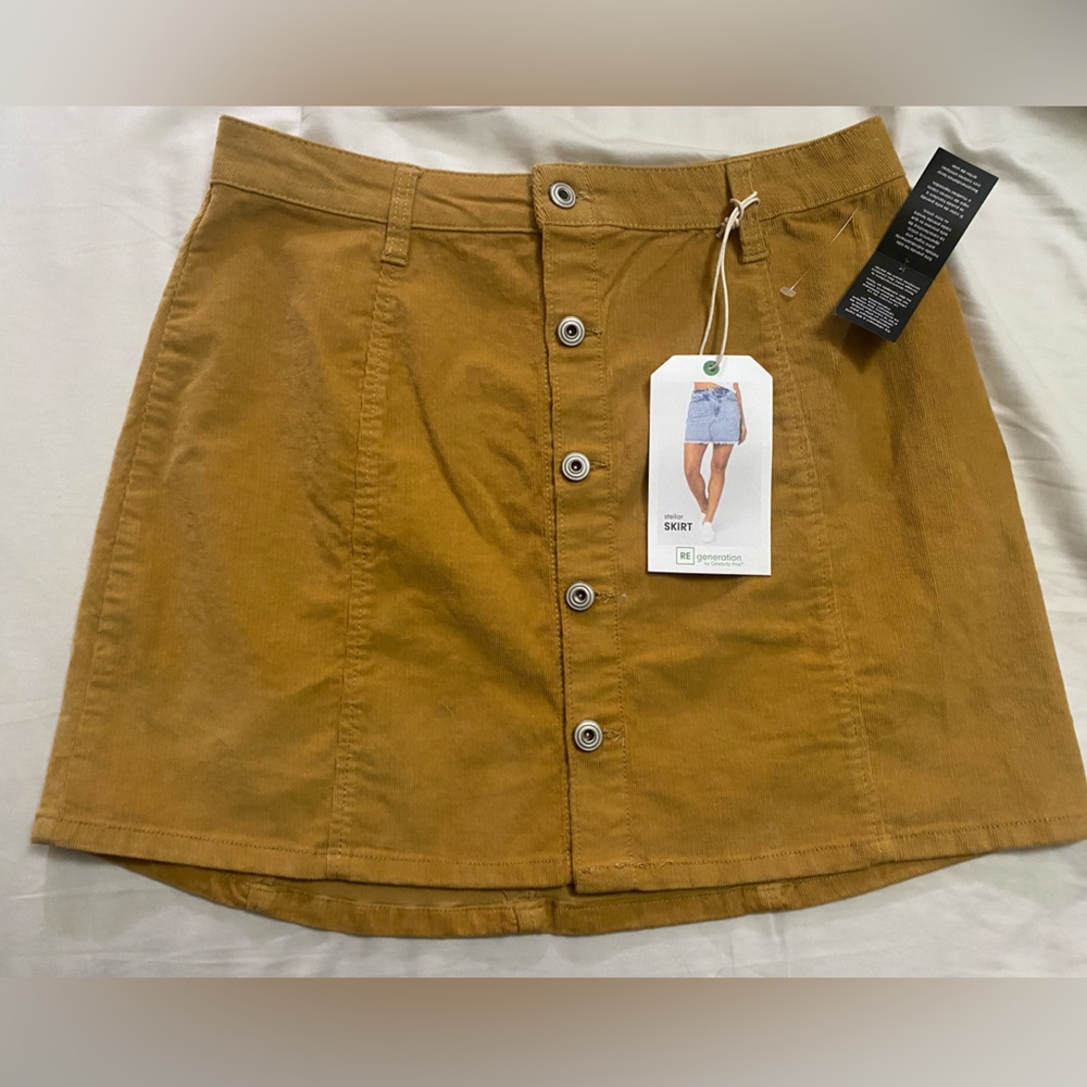 RE Generation Corduroy Mini Skirt